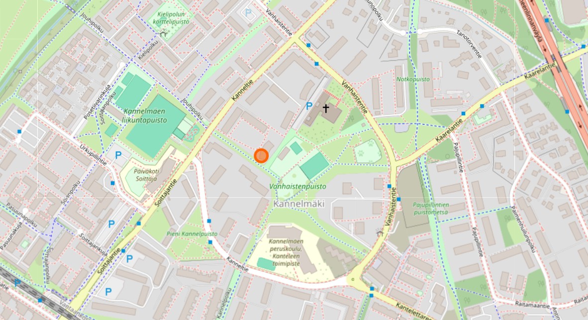 Kartta – Kanneltie 13 H, 00420 Helsinki